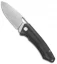 PMP Knives Spartan Liner Lock Knife Black Micarta (3.3" SW)