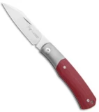 Viper Knives Hug Slip Joint Knife Red G-10 (3" Satin) V5992GR