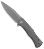 WE Knife Co. Primoris Frame Lock Knife Gray Titanium (3.5" Stonewash)