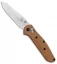 Benchmade 945 Mini Osborne Knife + Flytanium Brown G-10 Scales (2.9" Satin)