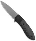 Ohlone Knives Butron Frame Lock Knife Carbon Fiber (3.25" Bead Blast)