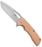 Kansept Knives Kryo Liner Lock Knife Copper (3.58" Stonewash)