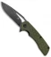 Kansept Kyro Liner Lock Knife OD Green G-10 (3.5 Black SW D2) T1001A6