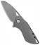 Grissom Knife and Tool Riverstone Frame Lock Knife Ti/Black Accents (2.5" SW)