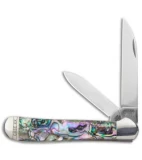 Case Copperhead Traditional Pocket Knife 3.875" Abalone 12023