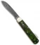 Boker Hunting Knife Mono Lockback Knife Green Curly Birch (3.25" Damascus)