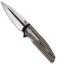Bestech Knives Fin Liner Lock Knife Orange/Tan G-10 (3.6" Two-Tone 14C28N)