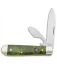 Boker Swell-End Jack Traditional Pocket Knife Green Curly Birch (2.6" Satin)
