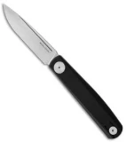 Real Steel Hel Compact Gslip Slip Joint Knife Black G-10 (3.0" Satin)