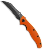 Kansept Knives Copperhead Liner Lock Knife Orange G-10 (3.4" Black 154CM)