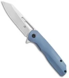 Kansept Knives Shard Frame Lock Knife Blue Titanium Handle (3.5" Satin)