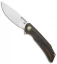 Bestech Knives Falko Liner Lock Knife Orange G-10/CF (3.82" Satin 154CM)