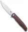 Bestech Knives Ascot Liner Lock Carbon Fiber/Red G-10 (4.00" Satin)