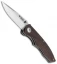 Boker Arbolito Gemini Liner Lock Knife Brown Guayacan (3.5" Satin)