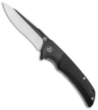 QSP Harpyie Liner Lock Knife Black G-10 (3.75" Two-Tone)