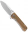 QSP Hawk Liner Lock Knife Verawood (3.3" Satin) QS131D