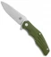 QSP Pangolin Liner Lock Knife OD Green G-10 (3.75" Satin)