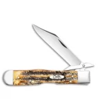 Case Cheetah Pocket Knife 4.375" 6.5 BoneStag (6.5111 1/2L SS) 65319