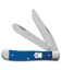 Case Trapper Pocket Knife 4.125" Smooth Blue G-10 (10254 SS)