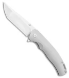 Kansept Knives Agent Tanto Frame Lock Knife Titanium (3.75" Satin) K1004T2