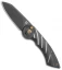 Fox Knives Radius Folding Knife PVD Black Titanium (3" Black M390) FX-550 TIB