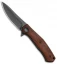 Kershaw Sinkevich Concierge Liner Lock Knife Wood (3.25" Gray) 4020WOOD