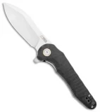 CJRB Cutlery Mangrove Liner Lock Knife Black  G-10 (3.5" Stonewash)