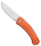 GiantMouse Vox/Anso ACE Iona Liner Lock Knife Orange G-10 (Stonewash)
