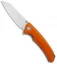 Bestech Knives Texel Liner Lock Knife Orange G10 (3.25" SW/Satin) BG21D-1