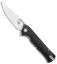 Bestech Knives Muskie Liner Lock Knife Black G10 (4" Satin)