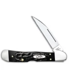 Case Copperlock Knife 4.25" Rough Synthetic Black (61549WL SS) 18233