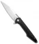 Artisan Cutlery Archaeo Frame Lock Flipper Knife Black Ti/CF (3.75" Satin)