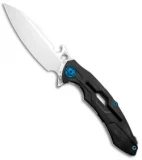 Rike Knife M3 Frame Lock Knife Black G-10/ Titanium (3.88" Mirror)