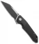 Bestech Knives Barracuda Liner Lock Knife Black G-10 (3.5" Black SW) BG15A-2