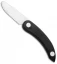 Svord Zero Metal Peasant Knife Friction Folder Black (3.125" Polymer)