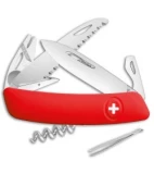 Swiza TT05 Tick Tool Swiss Pocket Knife Red (3" Satin)