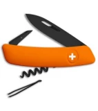 Swiza D01 Swiss Pocket Knife Orange (3" Black)