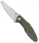 MKM Burnley Raut Liner Lock Flipper Knife Green G-10 (3.35" Satin)