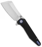 Artisan Cutlery Osprey Liner Lock Knife Black Titanium (3.6" Satin)
