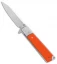 Artisan Cutlery Classic Liner Lock Knife Orange G-10 (3.8" Satin)