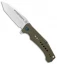 Artisan Cutlery Jungle Liner Lock Knife Green G-10 (3.8" Stonewash)