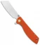 Artisan Cutlery Tomahawk Liner Lock Knife Orange G-10 (3.8" Stonewash)