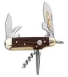 Boker Classic Gold Camp 3.5" Pocket Knife Desert Ironwood 114051