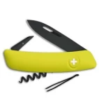 Swiza D01 Swiss Pocket Knife Yellow (3" Black)