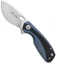 Viper Knives Voxnaes Lille Frame Lock Knife Blue/CF (2.5" Satin) V5962BLFC