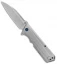 Artisan Cutlery Littoral Frame Lock Knife Satin Titanium (3.75" Stonewash)