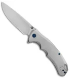 Artisan Cutlery Tradition Frame Lock Knife Titanium (3.8" Stonewash)