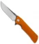 Bestech Knives Paladin Liner Lock Knife Orange G-10 (3.6" Two-Tone) BG13C-2