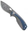 Viper Knives Voxnaes Lille Knife Blue Ti (2.5" Damascus) VA5964TIBL