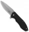 V Nives Scuff Liner Lock Knife Black FRN (2.8" Stonewash)